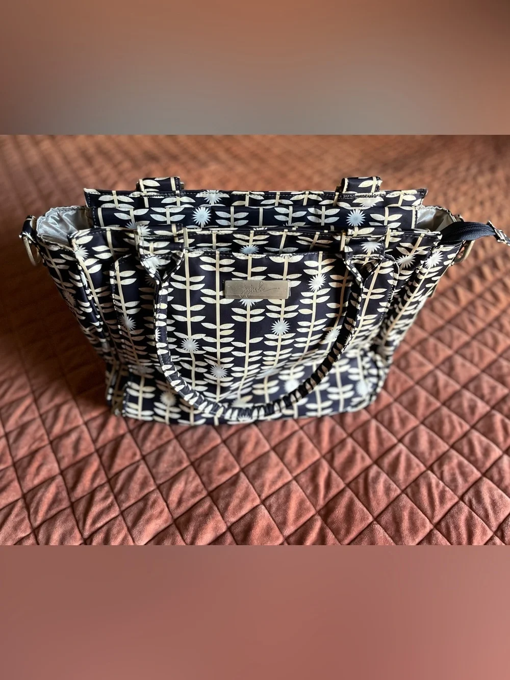 JuJuBe Be Classy diaper bag in the 